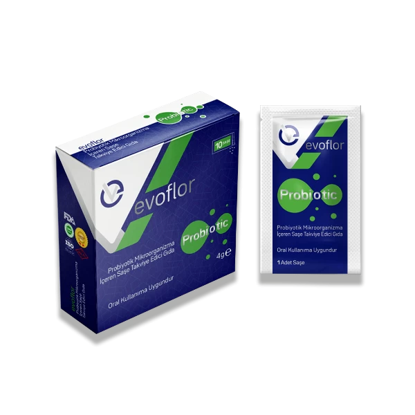 EVOFLOR (Probiyotik Mikroorganizma İçeren Saşe Takviye Edici Gıda)