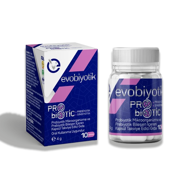 Evobiyotik Probiyotik Mikroorganizma ve Prebiyotik Bileşen İçeren Kapsül Takviye Edici Gıda